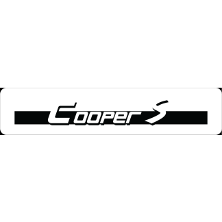 Kentekenplaat Mini Cooper S